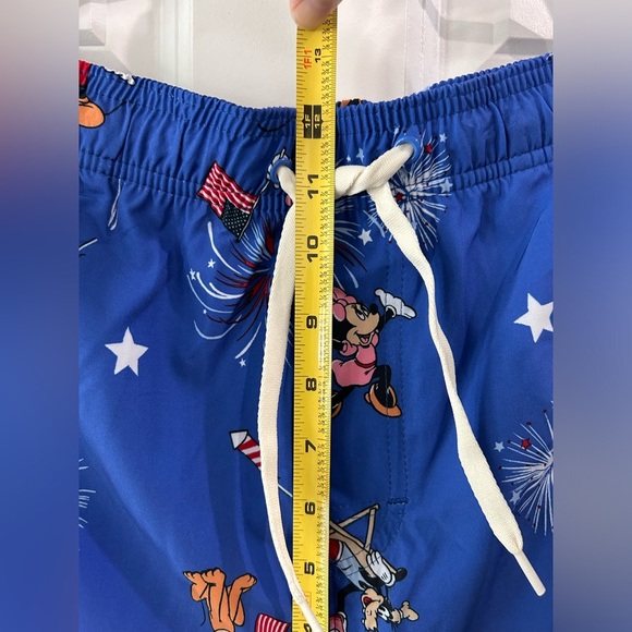 NWT Old Navy Disney Patriotic Mickey Mouse Pluto Swim Trunks Sz L Vacation USA - Picture 8 of 11